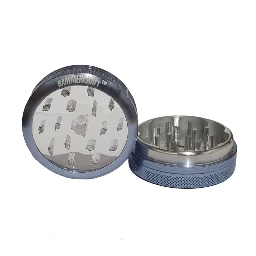  Hammercraft Glass Top Aluminum Silver Grinder