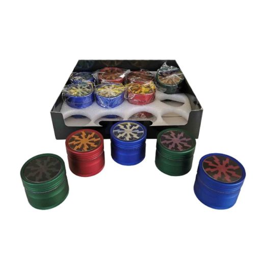 4 Level Tall Aluminium Grinder 50mm