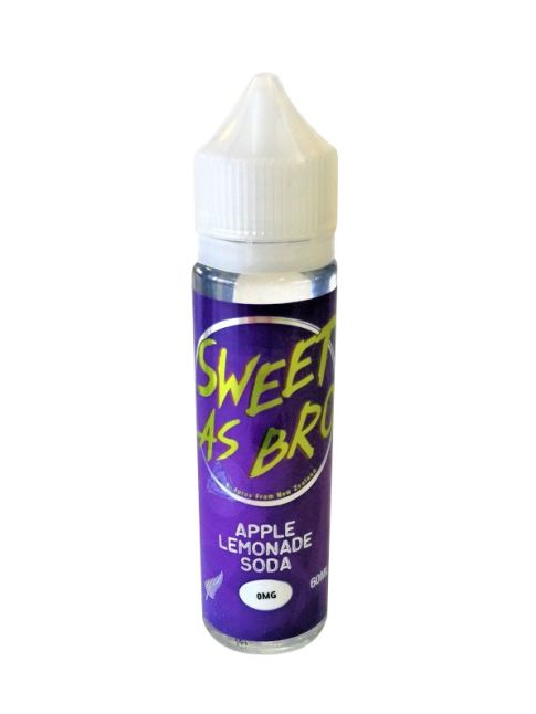 60ml Sweet As Bro 0MG: Apple Lemonade Soda (Fantasi)