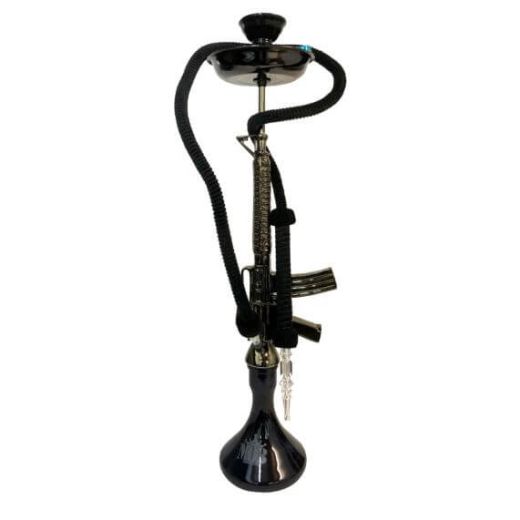 Black AK47 Gun Hookah