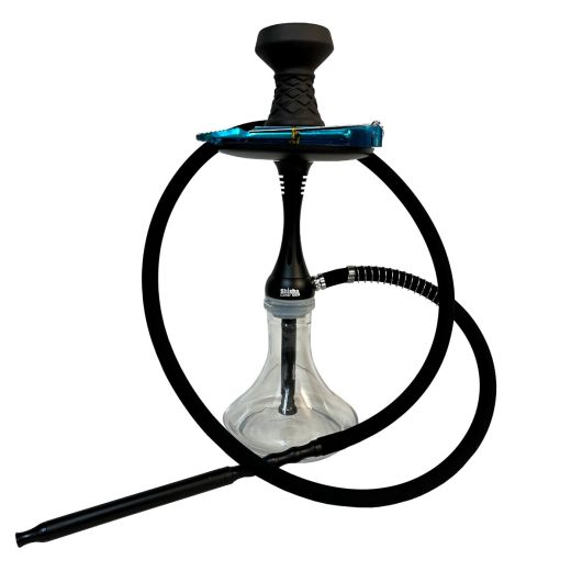 Black Medium Aluminum Hookah