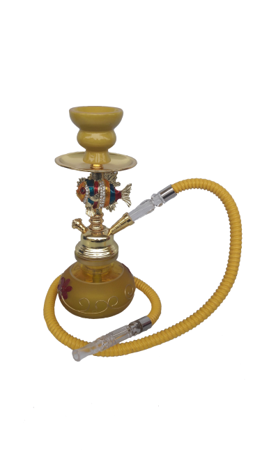 Golden Fish Small Hookah