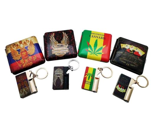 Skull Fantasy E-Lighter with Cigarette Case
