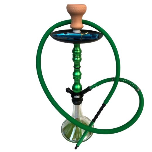 Green Medium Aluminum Hookah